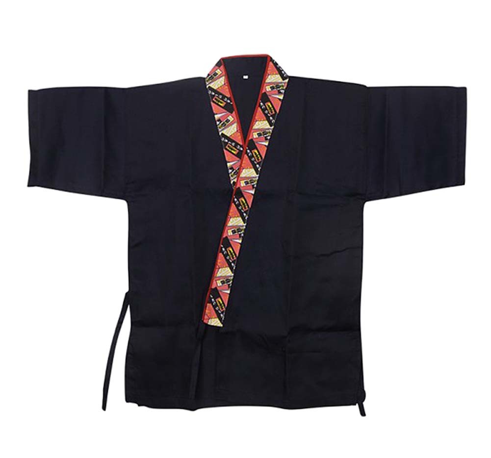 Kimono Sushi Chef Coat Uniform Japanese Restaurant Workwear for Men Women #01