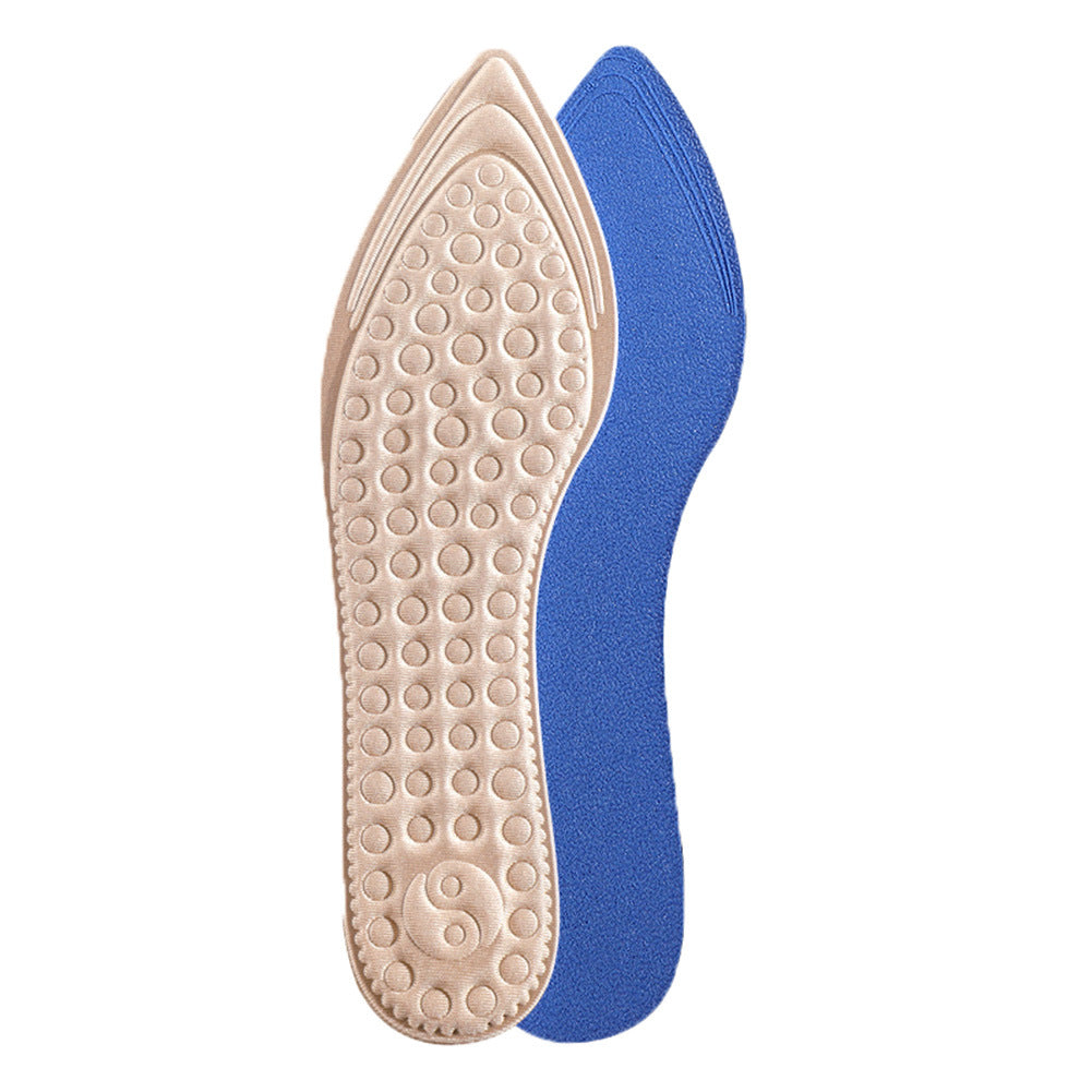 3 Pairs High Heel Cushion Shoe Insoles Shock Absorption Foot Inserts Pad for Ladies Sandals - Beige