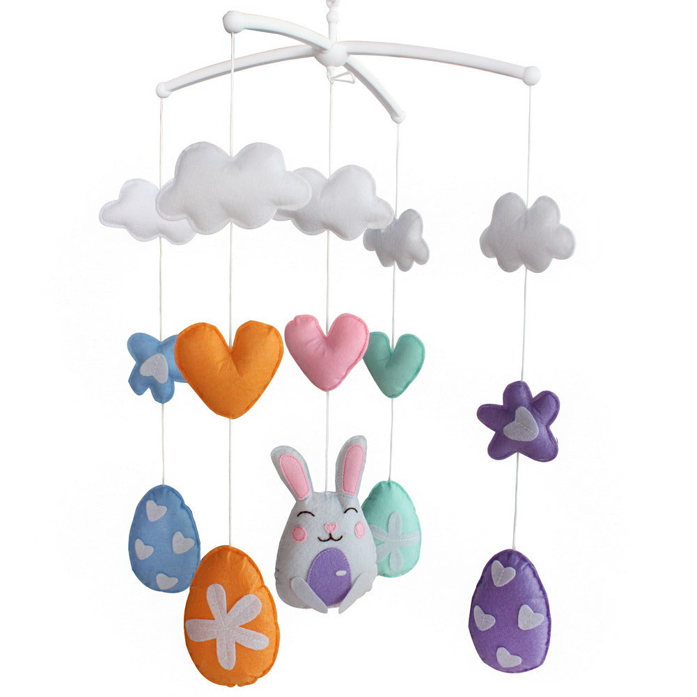 Colorful Nursery Room Decor, Pretty Gift, Crib Mobile [Happy Rabbit]