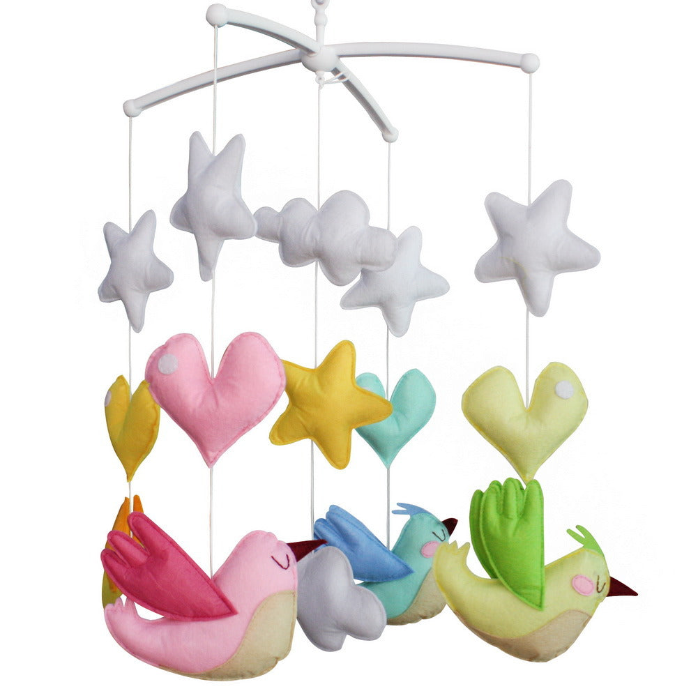 Colorful Nursery Room Decor, [Freedom] Creative Birthday Gift Musical Mobile