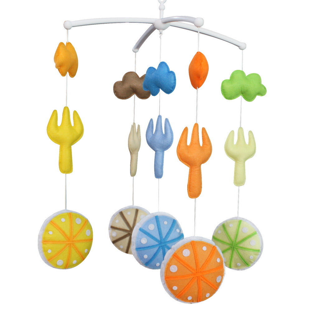 Crib Mobile, [Summer Party, Fruit Fork] Nursery Mobile, Baby Mobile