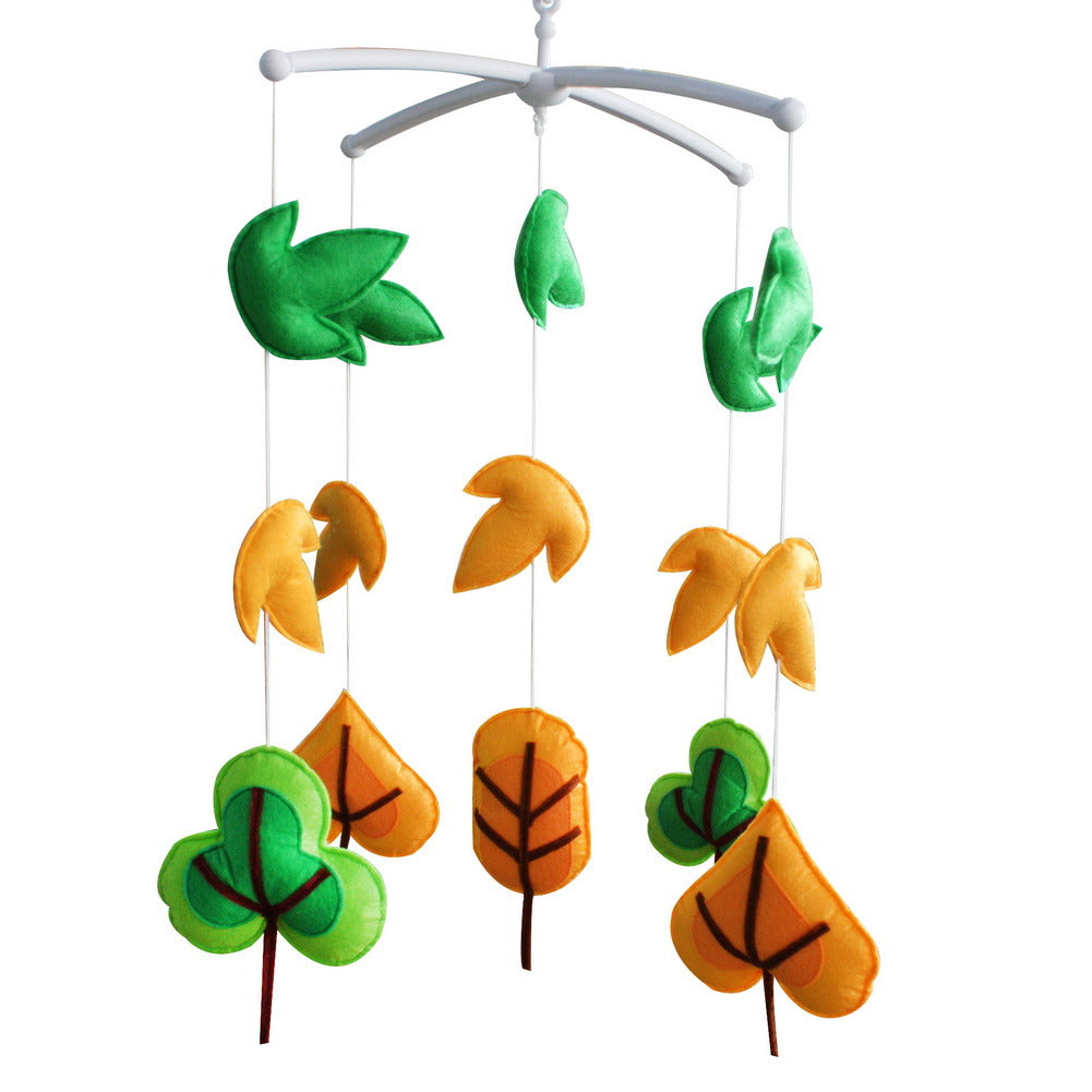 Colorful Hanging Toy, Musical Mobile, [Deciduous Leaves] Adorable Gift