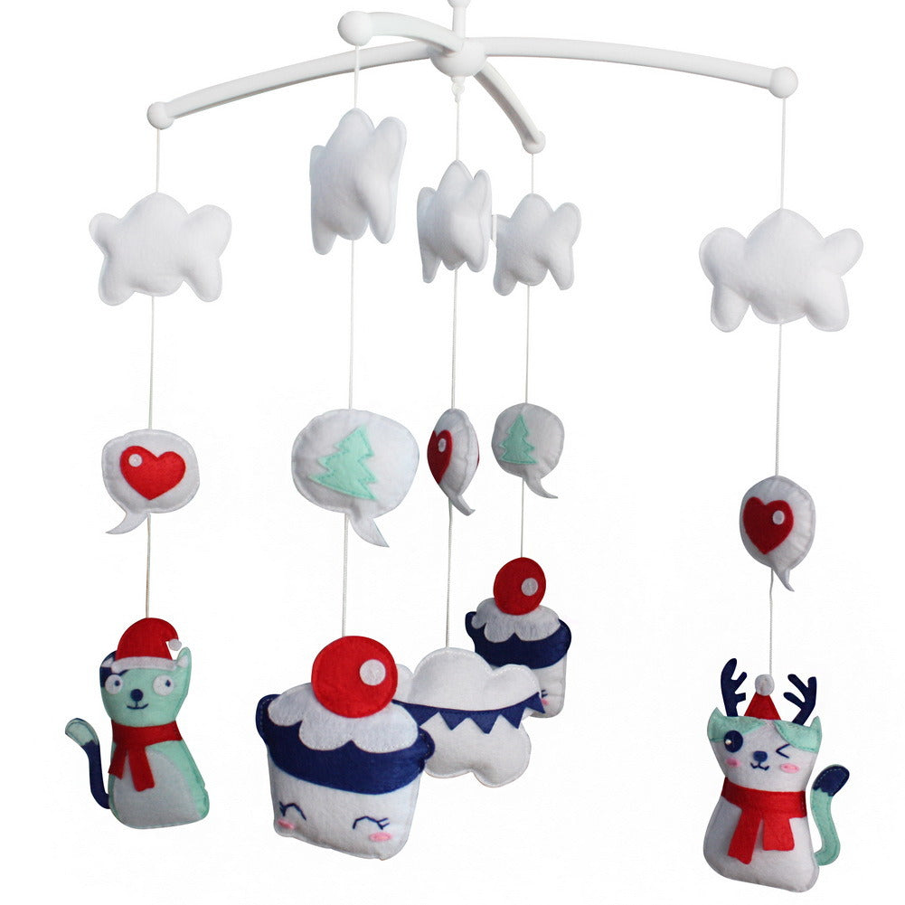 Handmade Nursery Decor Gift, Crib Toy, Crib Mobile [Winter]