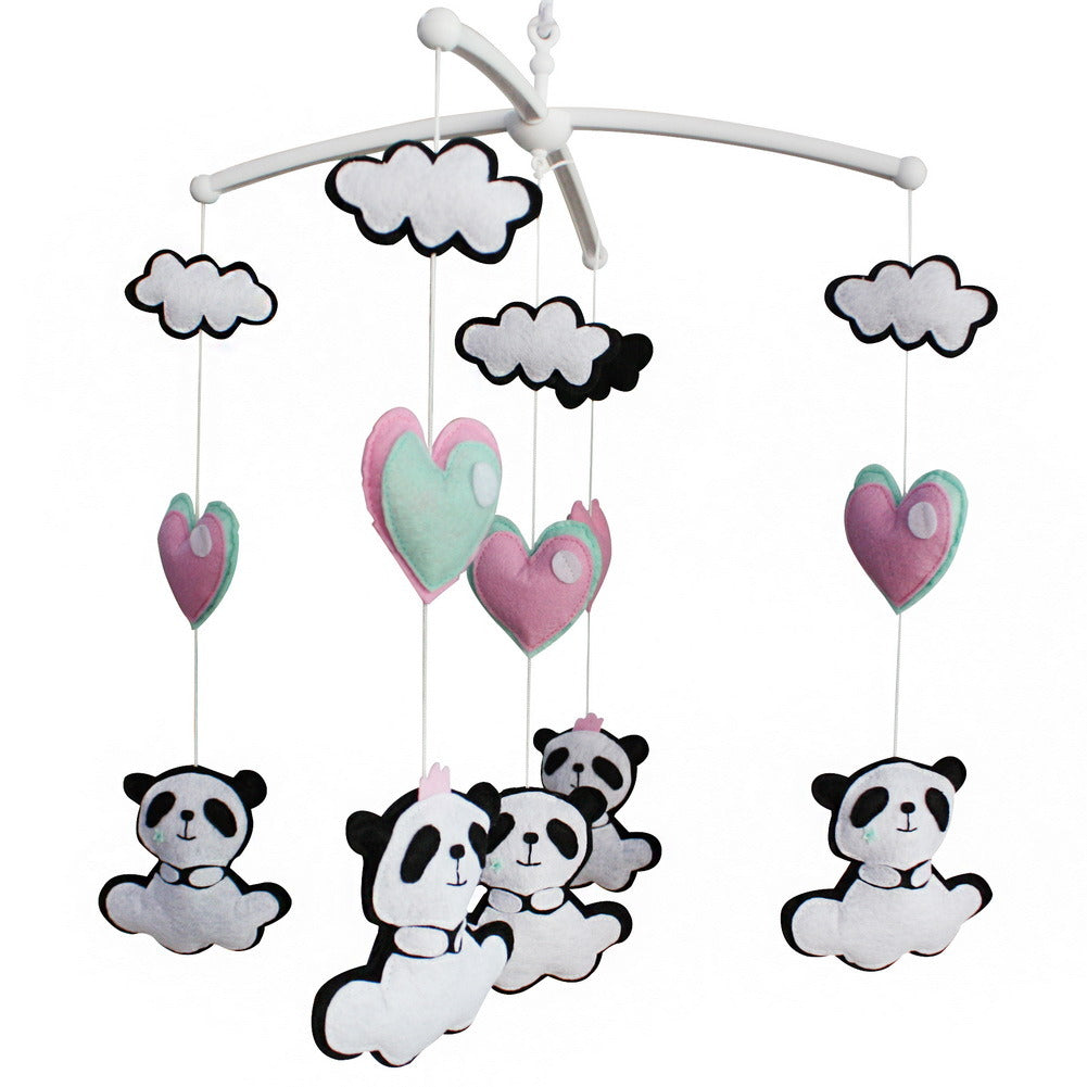 Colorful Decor Toy, Musical Mobile, [Panda] Hanging Crib Toy