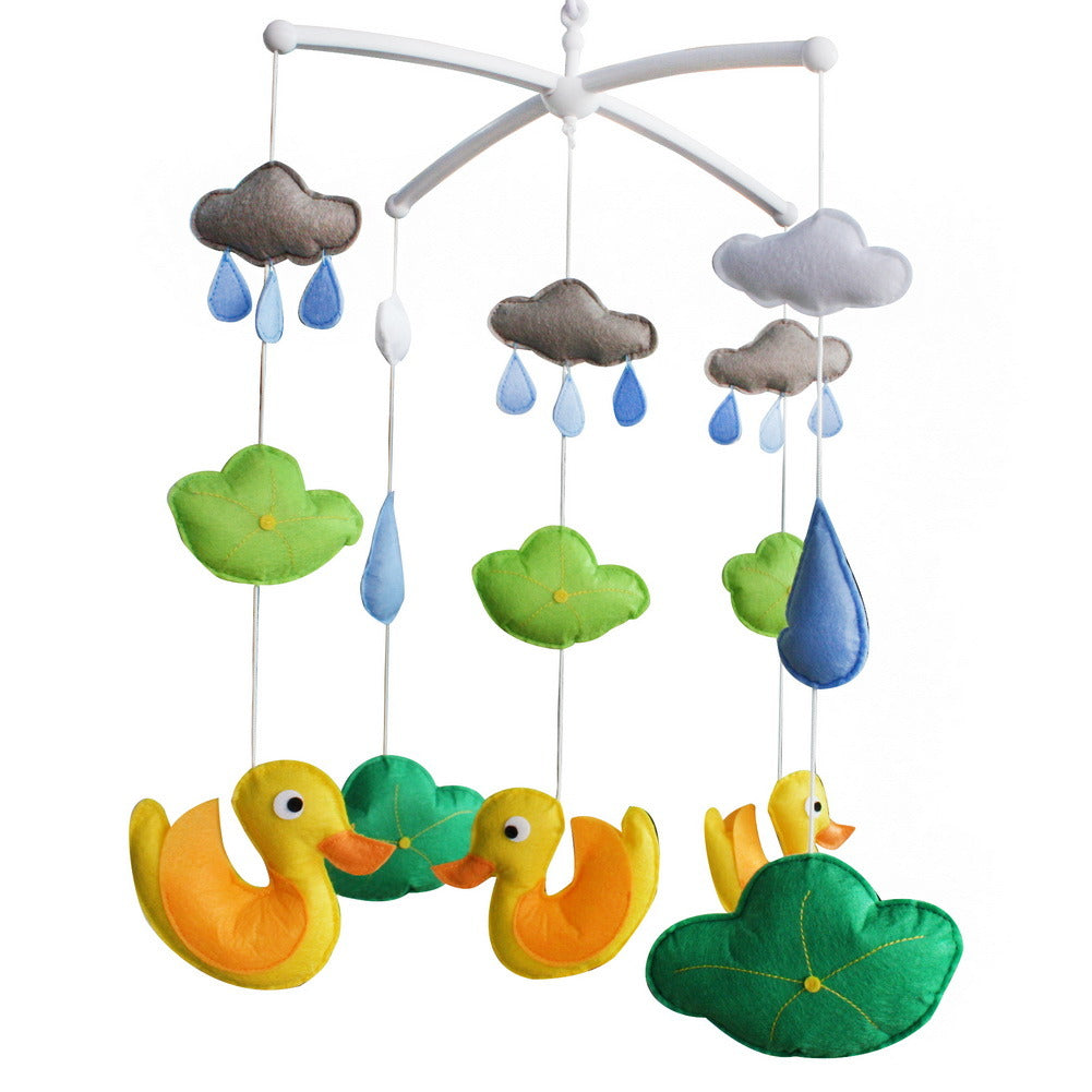 Baby Toy, Baby Gift, Infant Musical Mobile [Swimming Duck]
