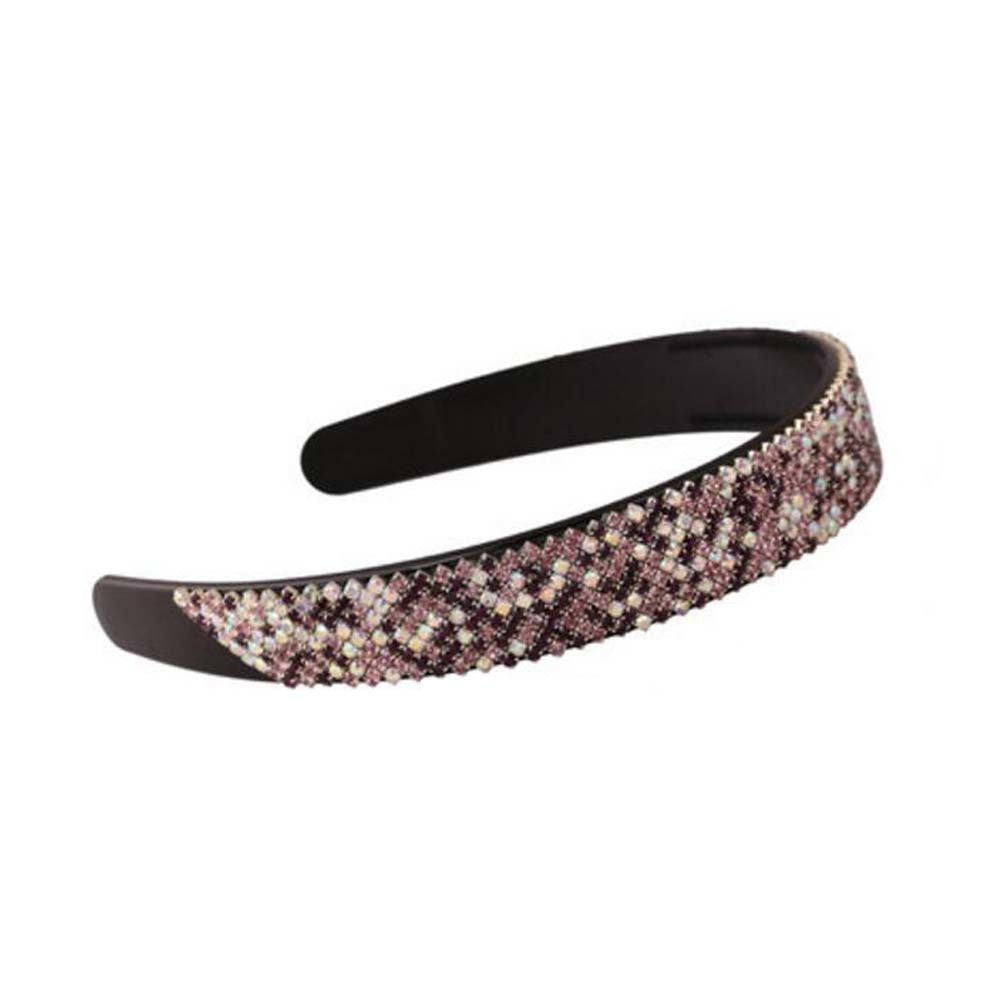 Beading Hair Hoop Bling Bling Headband Wide Hairband Hair Accessory Hair Band