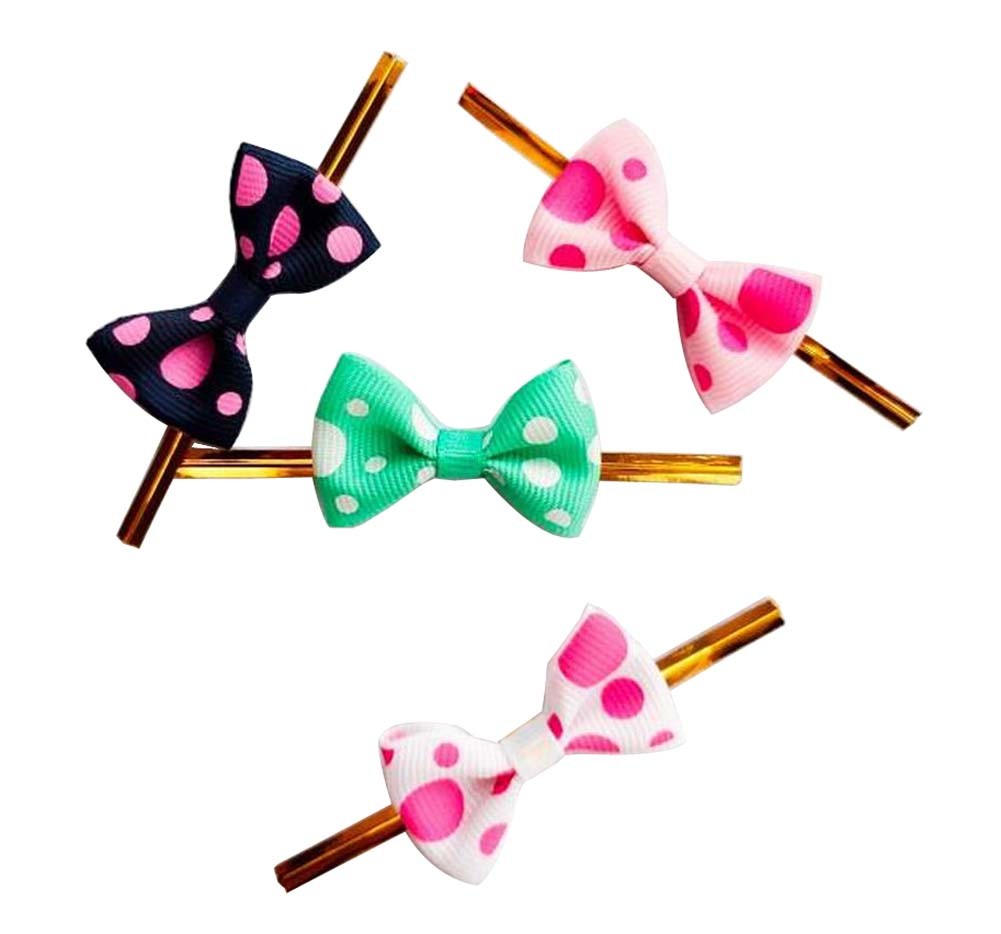 100 Pcs Cute Bow Twist Ties for Sealing Lollipop Candy Cookie Bakery Bag #41