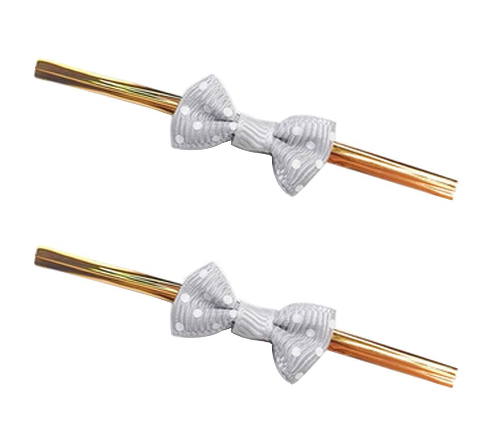 100 Pcs Cute Bow Twist Ties for Sealing Lollipop Candy Cookie Bakery Bag #20