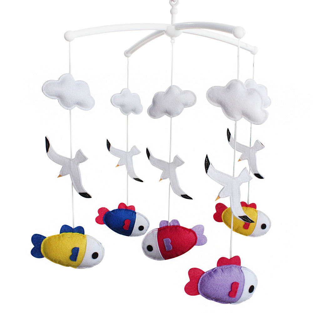 Crib Musical Mobile White Baby Mobile Baby Mobiles For Crib