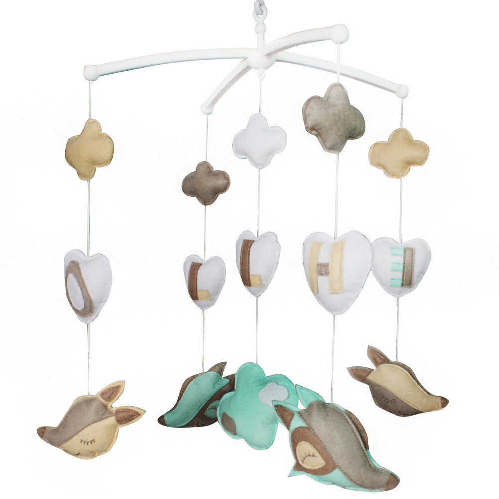 [Cute Animals]Exquisite Baby Crib Bed Bell, Crib Mobile, Exquisite Gift