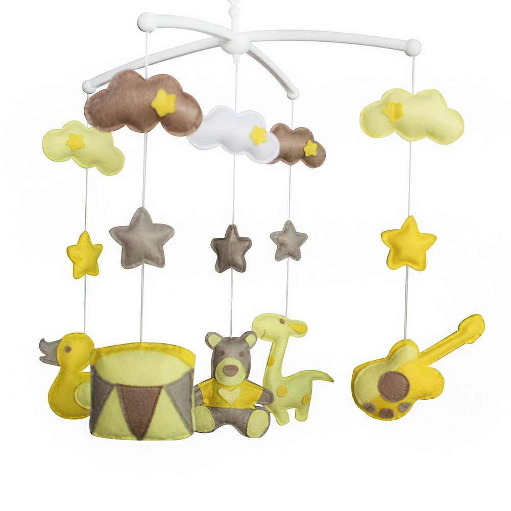 [Lovely Animals]Crib Decoration Musical Mobile, Exquisite Hanging Toy