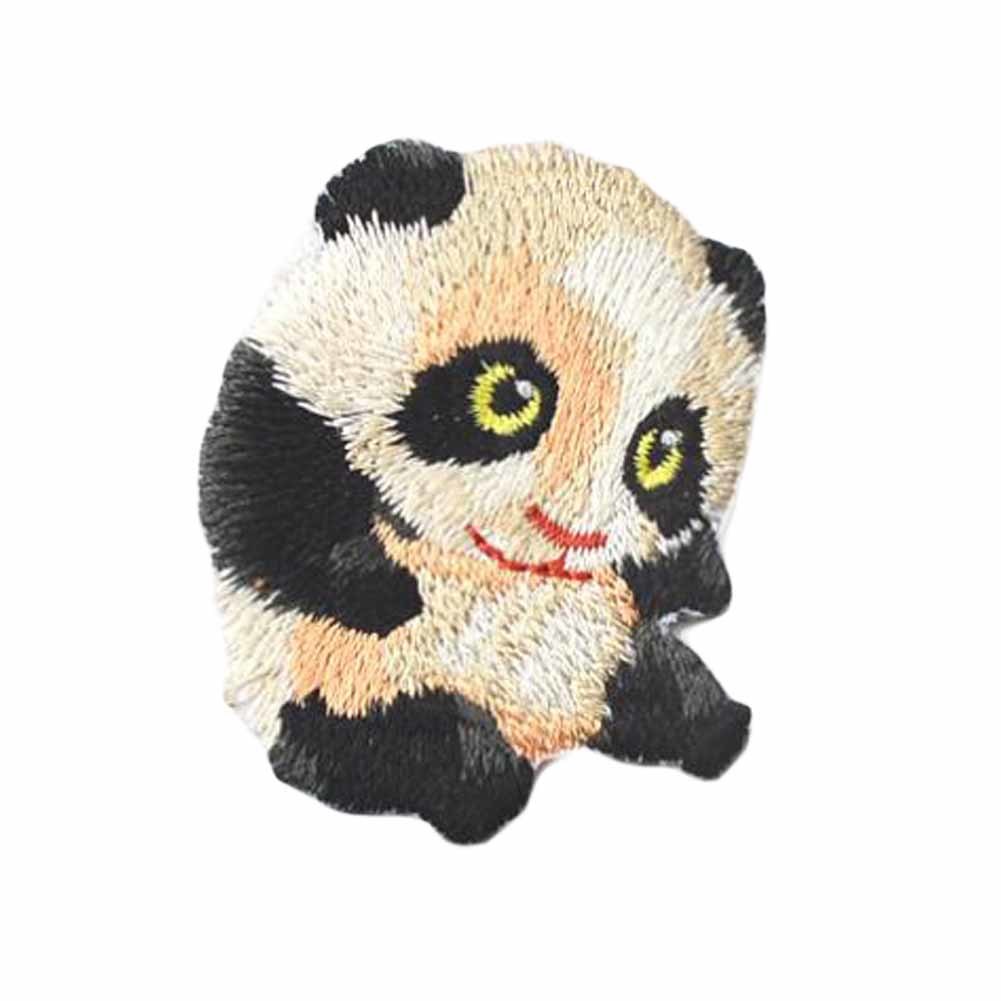 15 Pcs Panda Applique Patches Embroidery Applique Iron on Patches Animal Patches