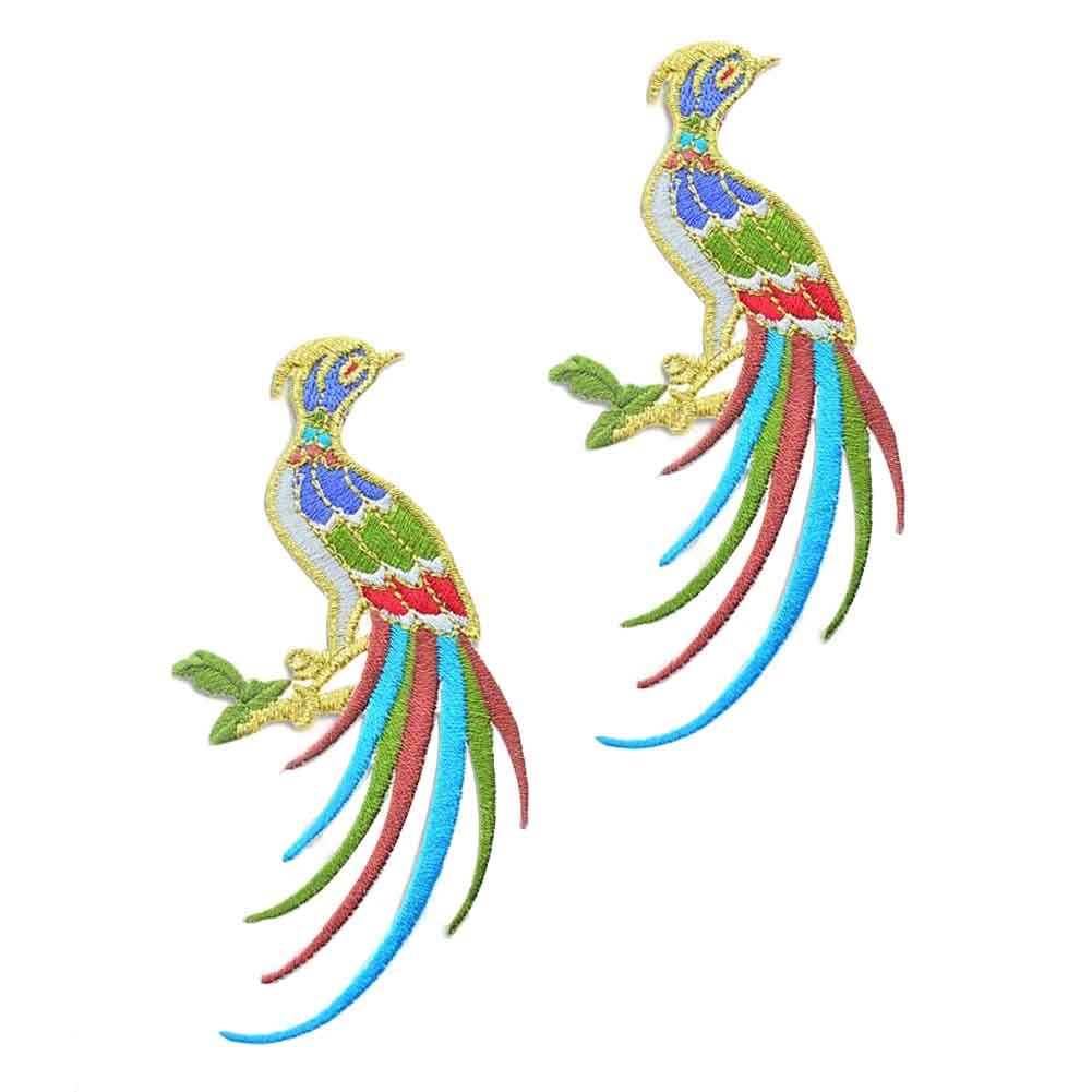 10 Pcs Iron on Patches Applique Patches Clothing Patches Embroidery Applique Peacock