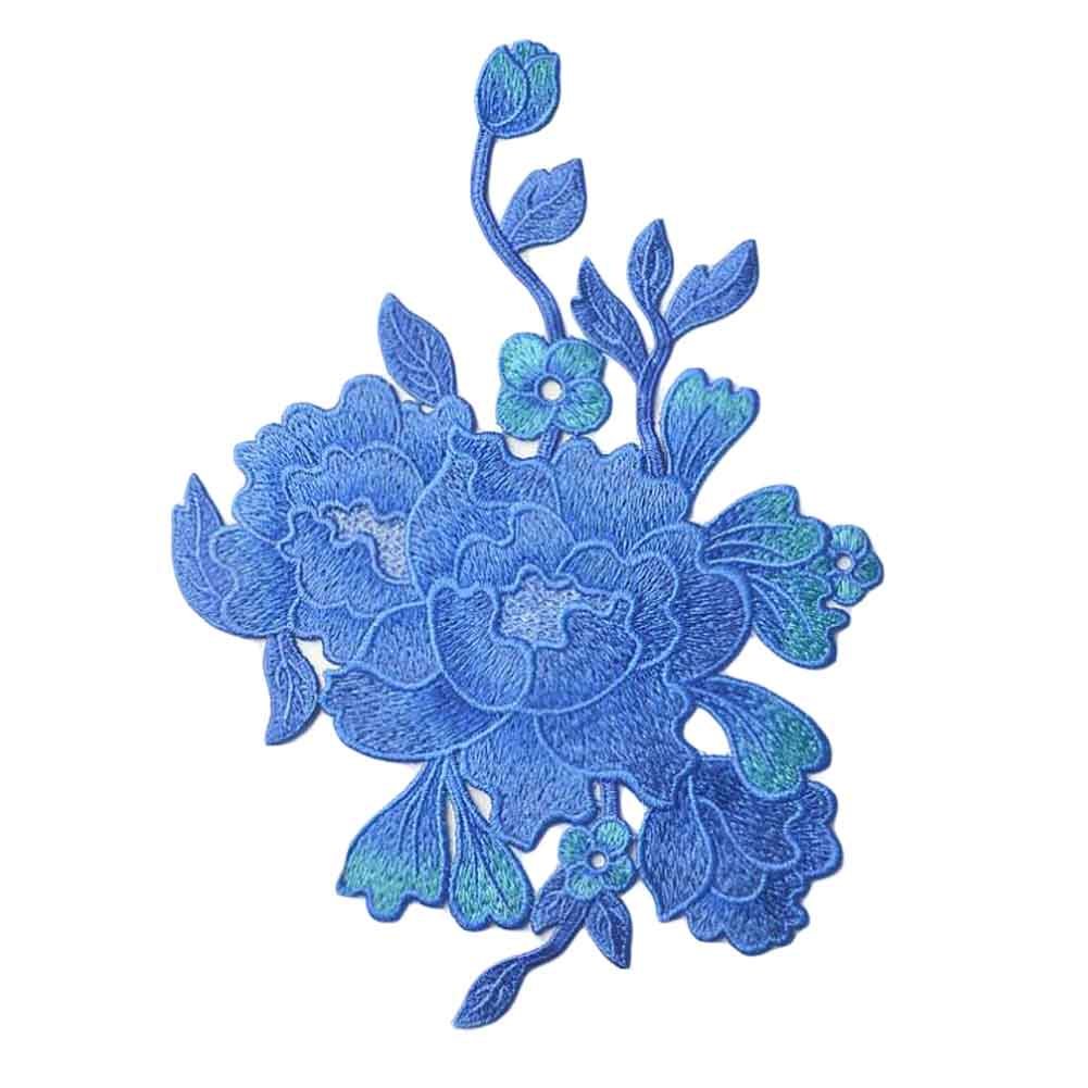 DIY Sew on Patches Peony Applique Patches Cloth Appliques Embroidery Applique