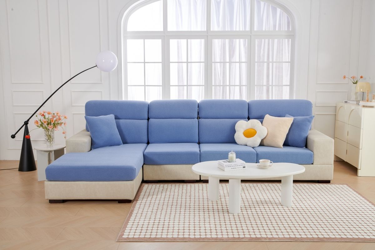 Four Seasons Universal Noble Consort Sofa Cover, High Quality Elastic Universal Cover, Sofa Hat, Non slip Sofa Seat Cushion Cover, Full Package