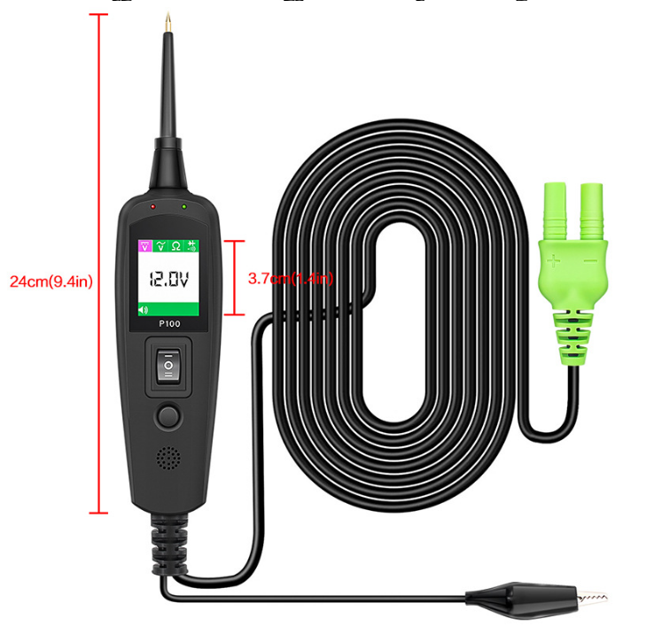 Automotive circuit system tester.  Battery analyzer / circuit fault detection and diagnosis instrument