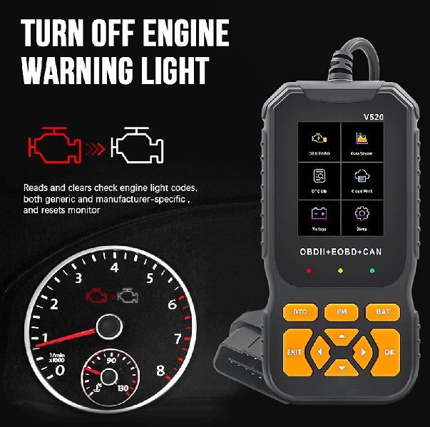 Obd 2 car code reading card.  Engine fault detector elm327 fault scanner