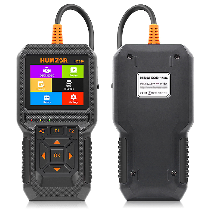 Gasoline car, diesel car integrated handheld code reader.  Passenger vehicle / commercial vehicle engine fault diagnosis instrument