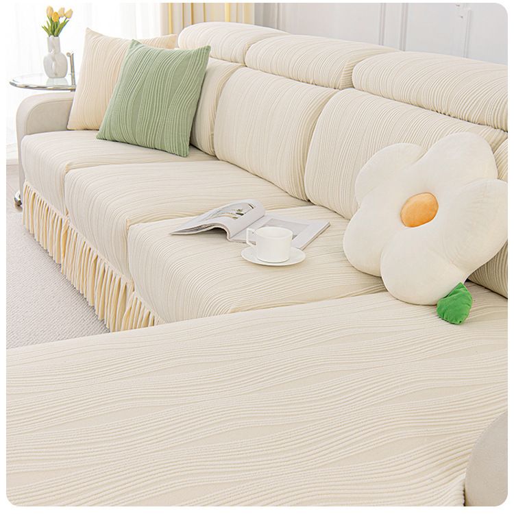 Jacquard velvet single person sofa cover, all inclusive universal cover, all season universal sofa hat, cat proof scratching cushion, backrest cover