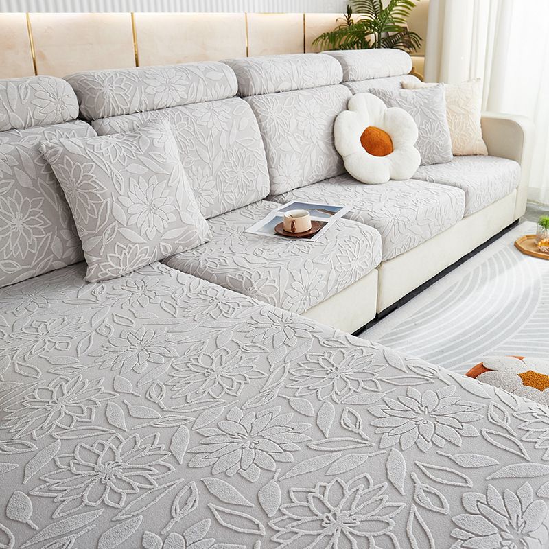 Jacquard velvet elastic leather sofa cover, simple all inclusive universal cover, all season universal lazy man anti cat scratch sofa cover