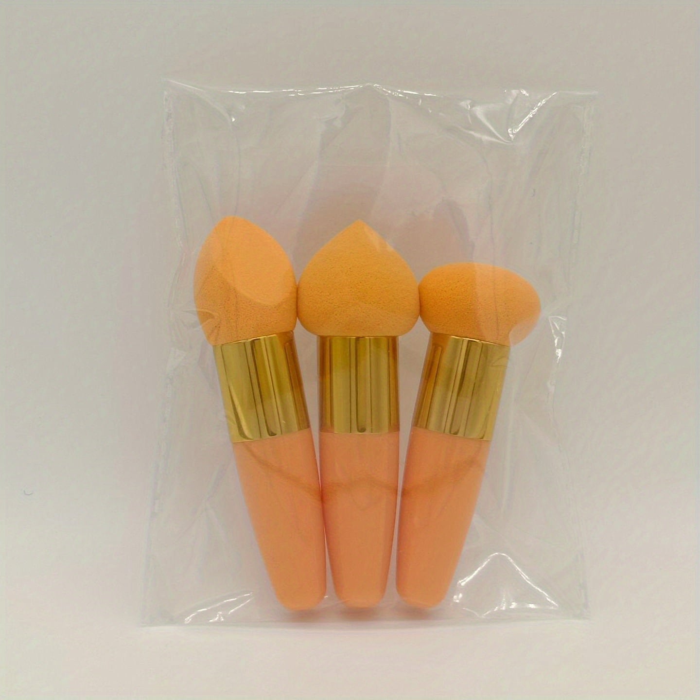 3Pcs Foundation Sponge Powder Puff Mushroom Head Cosmetic Blending Sponge Makeup Puff Facial Sponge BB Cream Foundation Makeup Tool