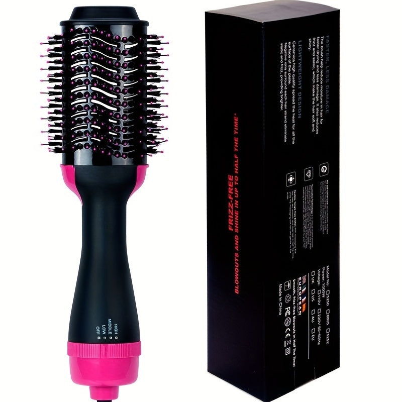 Hair Dryer Brush Blow Dryer Brush In One, 4 In 1 Styling Tools Blow Dryer With Ceramic Oval Barrel, Hair Dryer And Styler Volumizer, Hot Air Brush Hair Straightener Brush For All Hair Types