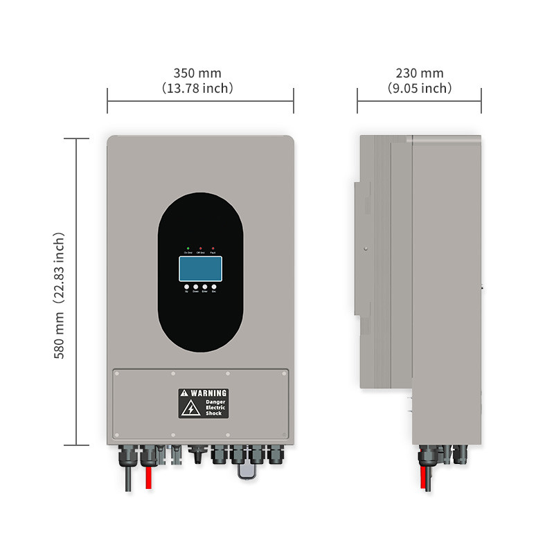 Off-grid energy storage hybrid photovoltaic inverter   Wall-mounted, stacked energy storage device