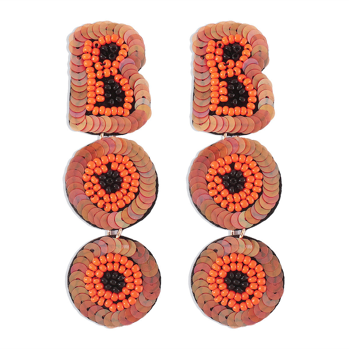 Boo Earrings for Women, Cute Beaded Halloween Earrings