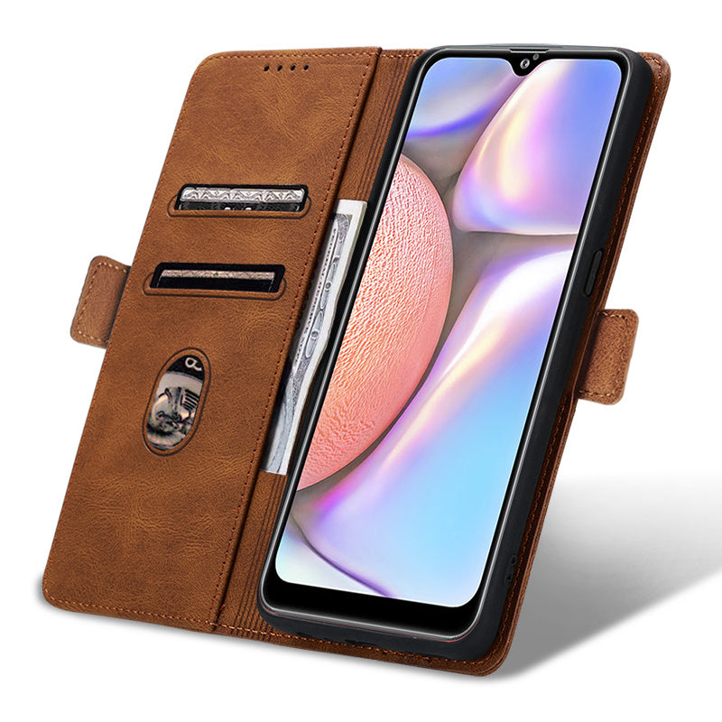 Case for Samsung Galaxy A10S Phone Case Soft TPU Samsung Galaxy A10S Phone Case Wallet style leather case(Samsung Galaxy A10S-pitao-hei)