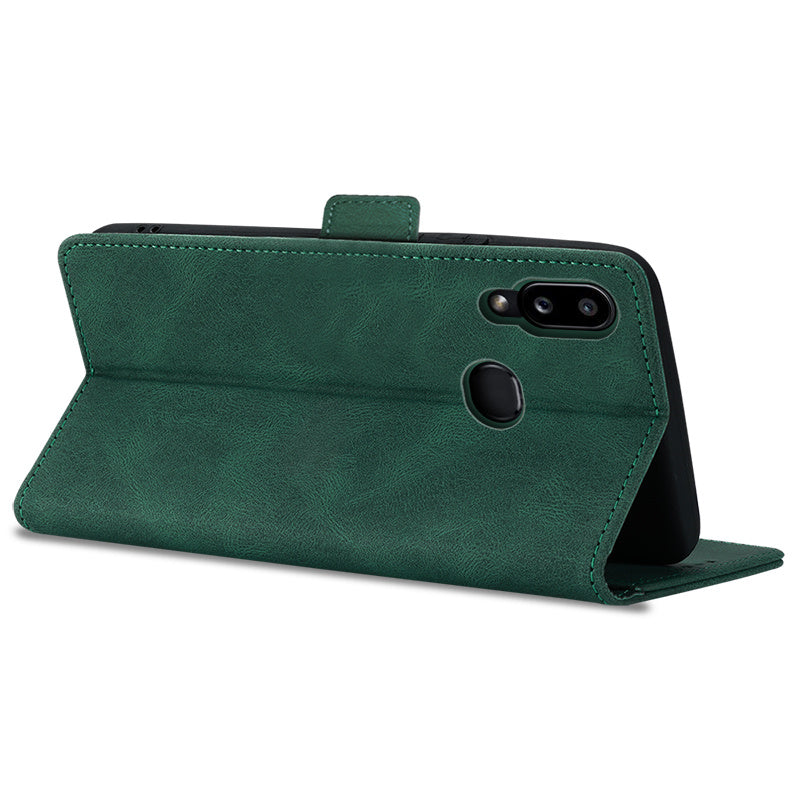 Case for Samsung Galaxy A10S Phone Case Soft TPU Samsung Galaxy A10S Phone Case Wallet style leather case(Samsung Galaxy A10S-pitao-hei)