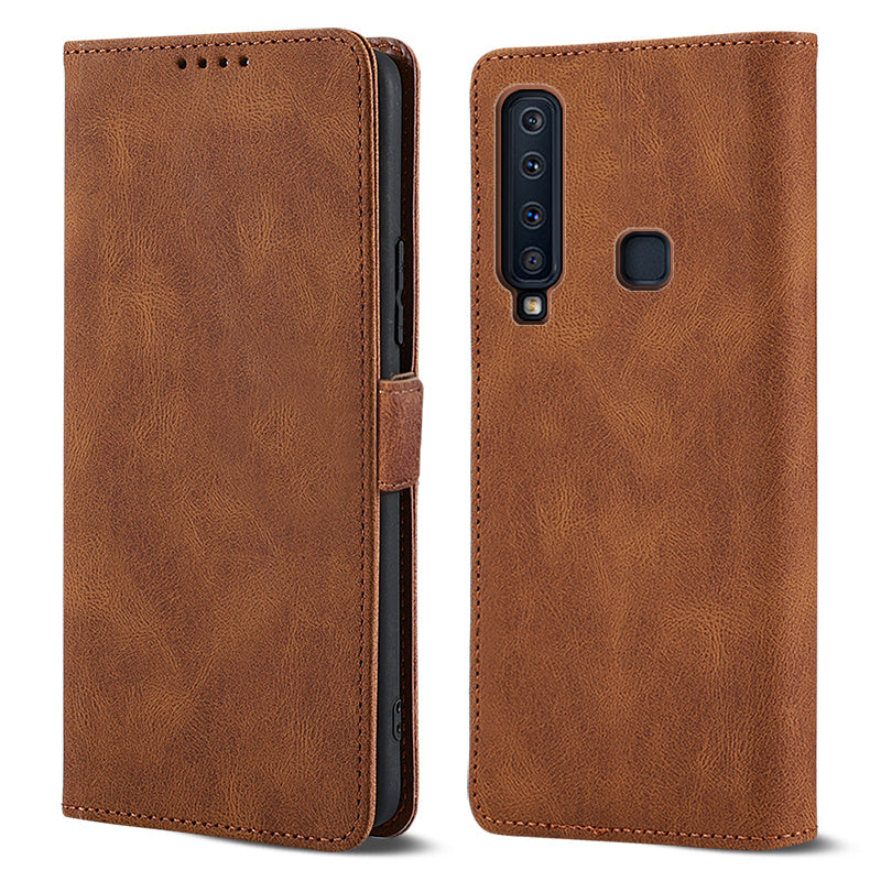 Case for Samsung Galaxy A9 2018 Phone Case Soft TPU Samsung Galaxy A9 2018 Phone Case Wallet style leather case(Samsung Galaxy A9 2018-pitao-hei)