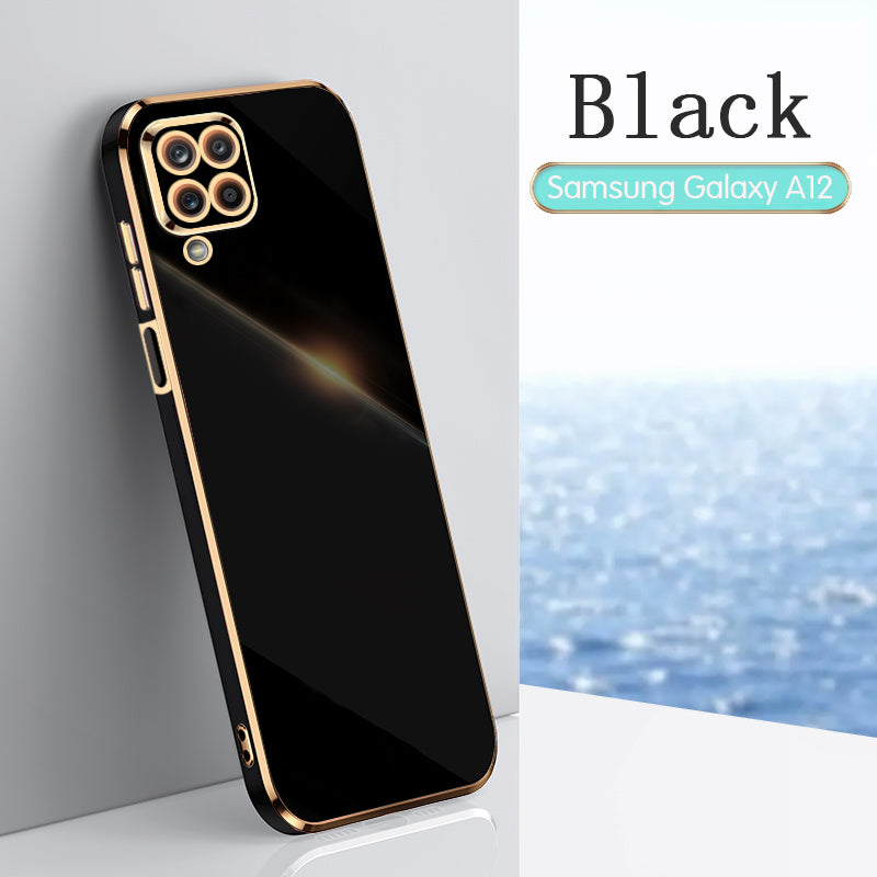 Case for Samsung Galaxy A12/Samsung Galaxy M12 Phone Case Soft TPU S Samsung Galaxy A12/Samsung Galaxy M12 Phone Case (Samsung Galaxy A12-diandu-hei)