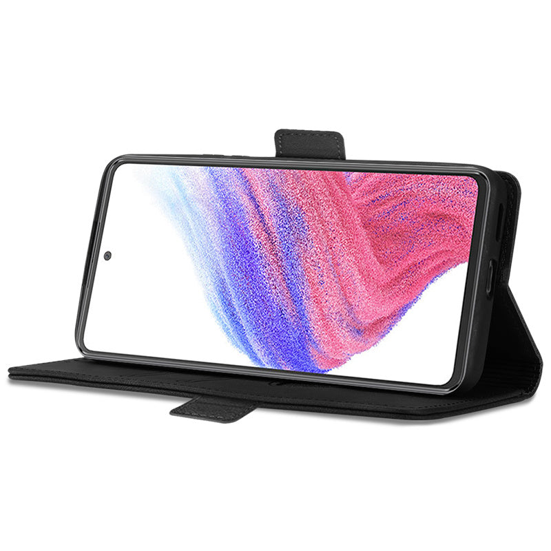Case for Samsung Galaxy A53 5G Phone Case Soft TPU Samsung Galaxy A53 5G Phone Case Wallet style leather case(Samsung Galaxy A53 5G-pitao-hei)