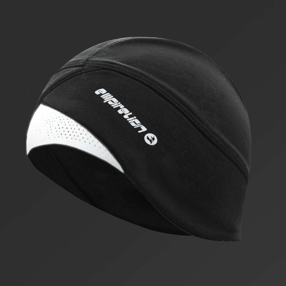 Thermal Lightweight Skull Cap Helmet Liner Reflective Elements Cycling Running Beanies Hat for Men