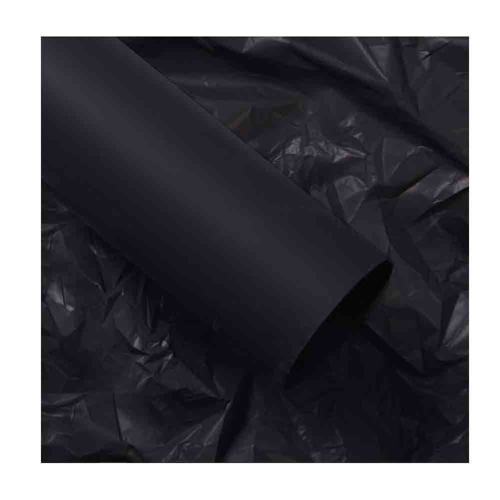 20 Sheets Soft Bouquet Wrapping Paper Waterproof Flower Packaging Lining Paper, Black