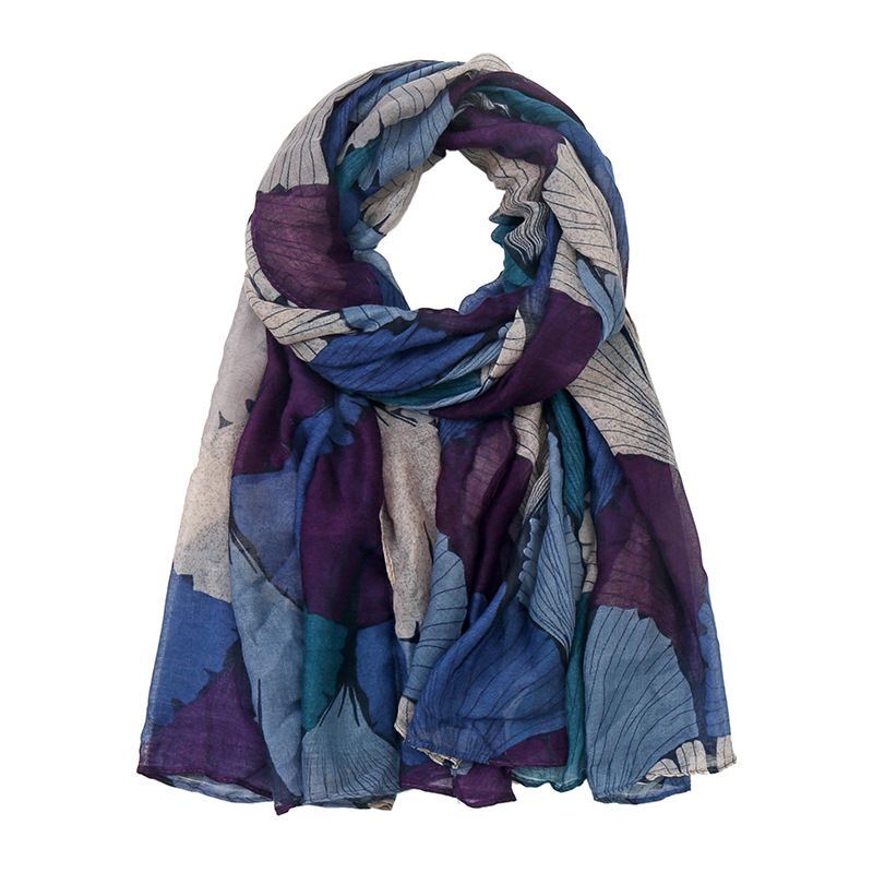 Women's Cotton and Linen Printed Bali Yarn Scarf