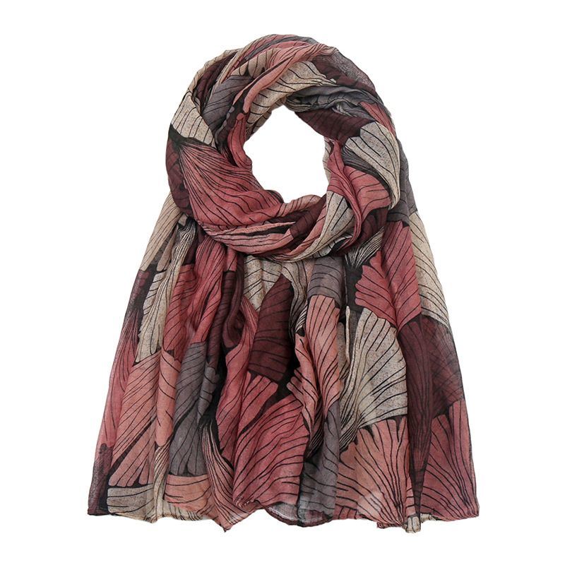 Women's Cotton and Linen Printed Bali Yarn Scarf