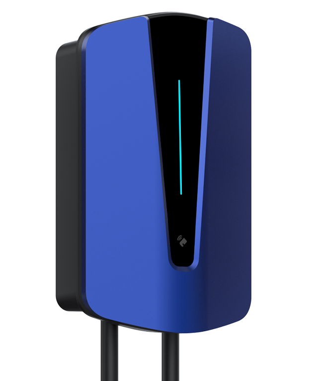PSEU611.(European standard) LED screen display wall mounted / panel AC 400V, 16A, 11KW household model 2 / commercial model electric car charger INJET