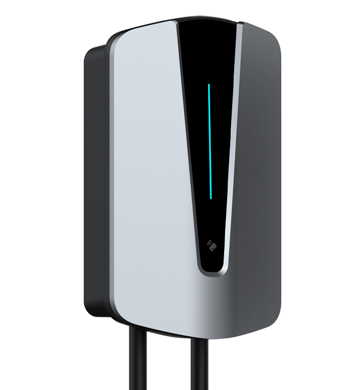PSEU611.(European standard) LED screen display wall mounted / panel AC 400V, 16A, 11KW household model 2 / commercial model electric car charger INJET