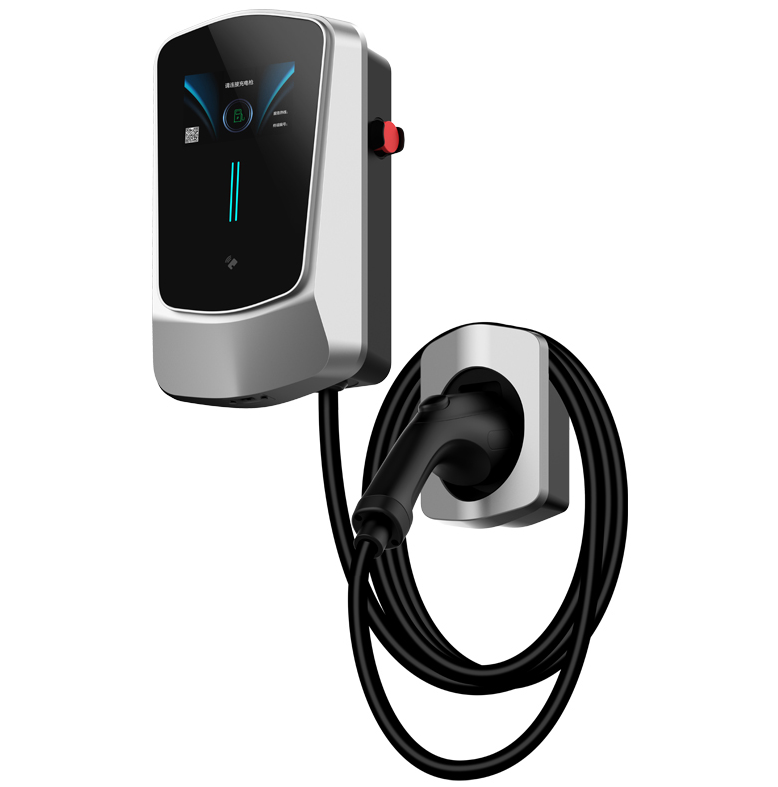 4.3-inch screen display wall-mounted / floor plate type home type 2 and commercial electric vehicle charger INJET-Nexus(EU)
