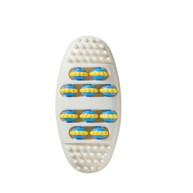 Relax and Rejuvenate with this Foot Massager Roller - Deep Kneading Stress Relief Tool for Plantar Fasciitis, Circulation & Acupressure Point Therapy