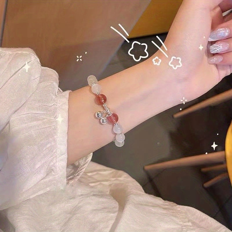 1pcs, Opal Bell Bracelet, Niche Design Premium Beaded Bracelet, Temperament Hand String, Hand Accessories, Bracelet Packs, Birthday Gifts