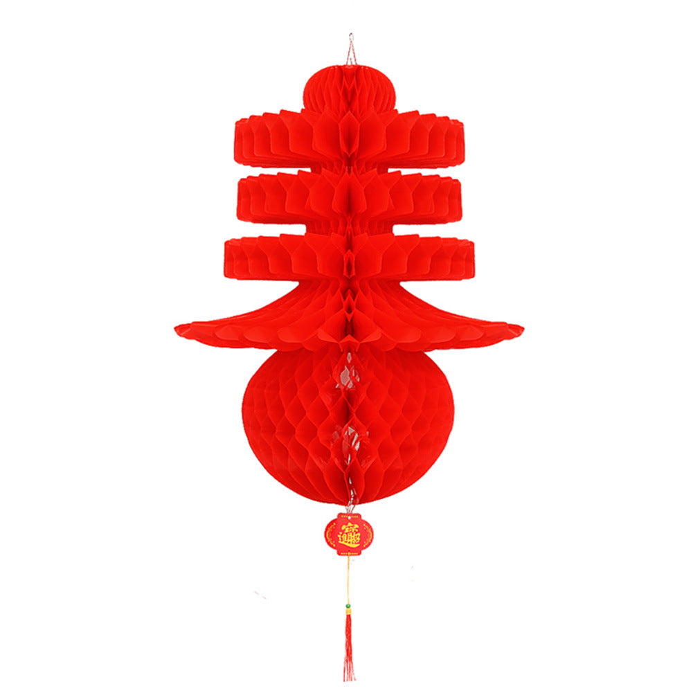 1 Pair Chinese Red Chun Hanging Decoration for New Year Spring Festival Celebration