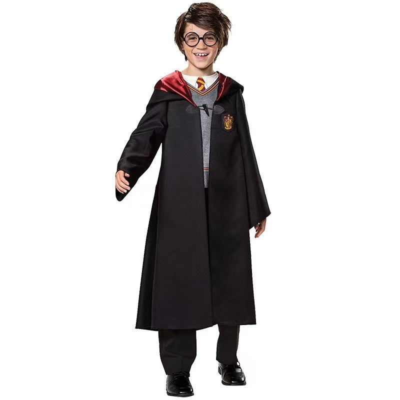 3-14 Years Kids Teens Boys Girls Harry Potter Hermione Granger Gryffindor Cosplay Uniform Costumes Outfits Set Gifts