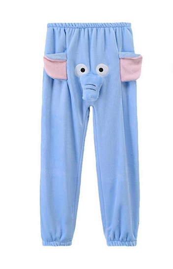 Funny Elephant Pants Womens Mens Lounge Pants Home Plush Couple Pajama Pants Gift For Boyfriend