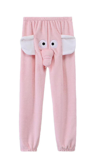 Funny Elephant Pants Womens Mens Lounge Pants Home Plush Couple Pajama Pants Gift For Boyfriend