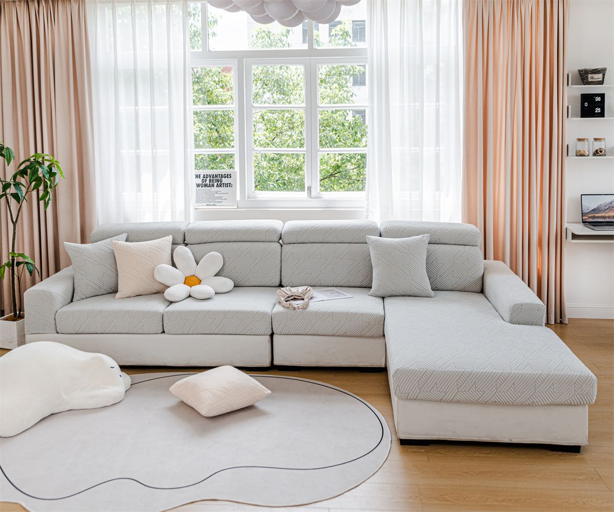 Elastic sofa cover, cushion cover, sofa hat, solid color sofa cover, all inclusive, all season universal cover, sofa cushion cover