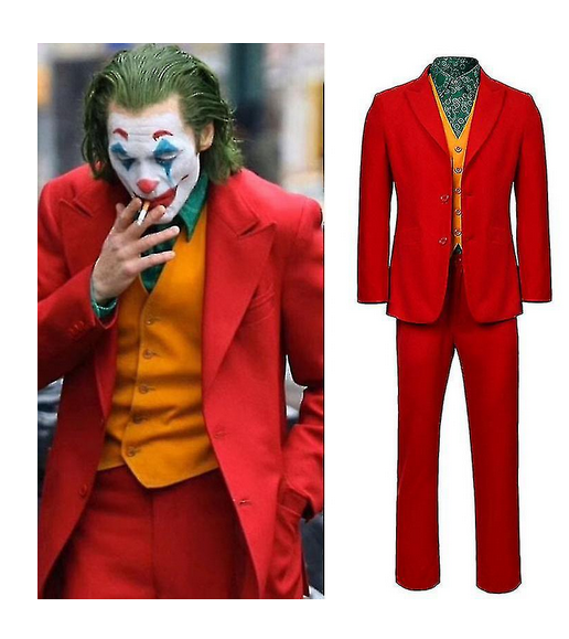 Movie Joker Cosplay Costume For Men And Kids Arthur Fleck Full Set Halloween Fancy Dress Carnival Costume