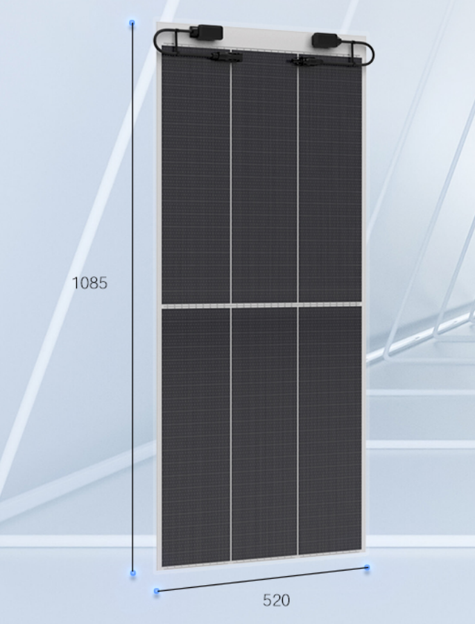 lightweight flexible solar power panel 100W (portable / belt bracket), IP67, battery conversion efficiency 24%, 5V / 3A, application of RV top, MC4, w