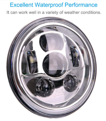 7-inch motorcycle headlights. (MS-1680+MS-7HBB FOR Harley Motorcycle 1991-2013.FOR Yamaha Motorcycle 1998-2011.FOR Jeep Land Rover Hummer Lamp 1981-20